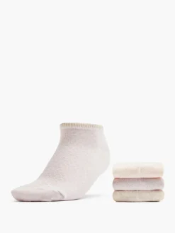 Damen Cosy Nature 3er Pack Sneakersocks