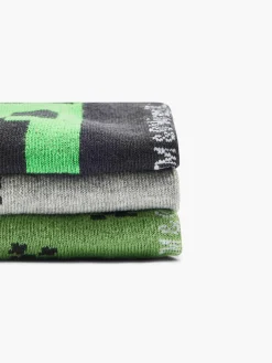 Kinder Minecraft 3er Pack Socken