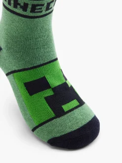 Kinder Minecraft 3er Pack Socken