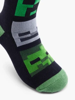 Kinder Minecraft 3er Pack Socken