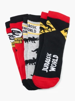 Kinder Jurassic World 3er Pack Socken