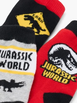 Kinder Jurassic World 3er Pack Socken