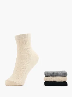 Damen Cosy Nature 3er Pack Socken