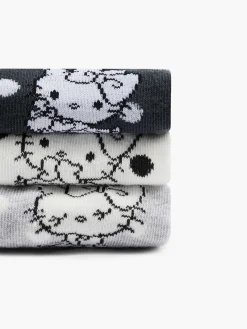 Damen HELLO KITTY 3er Pack Socken