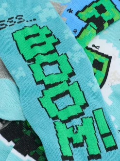Kinder Minecraft 3er Pack Socken