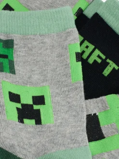 Kinder Minecraft 3er Pack Socken