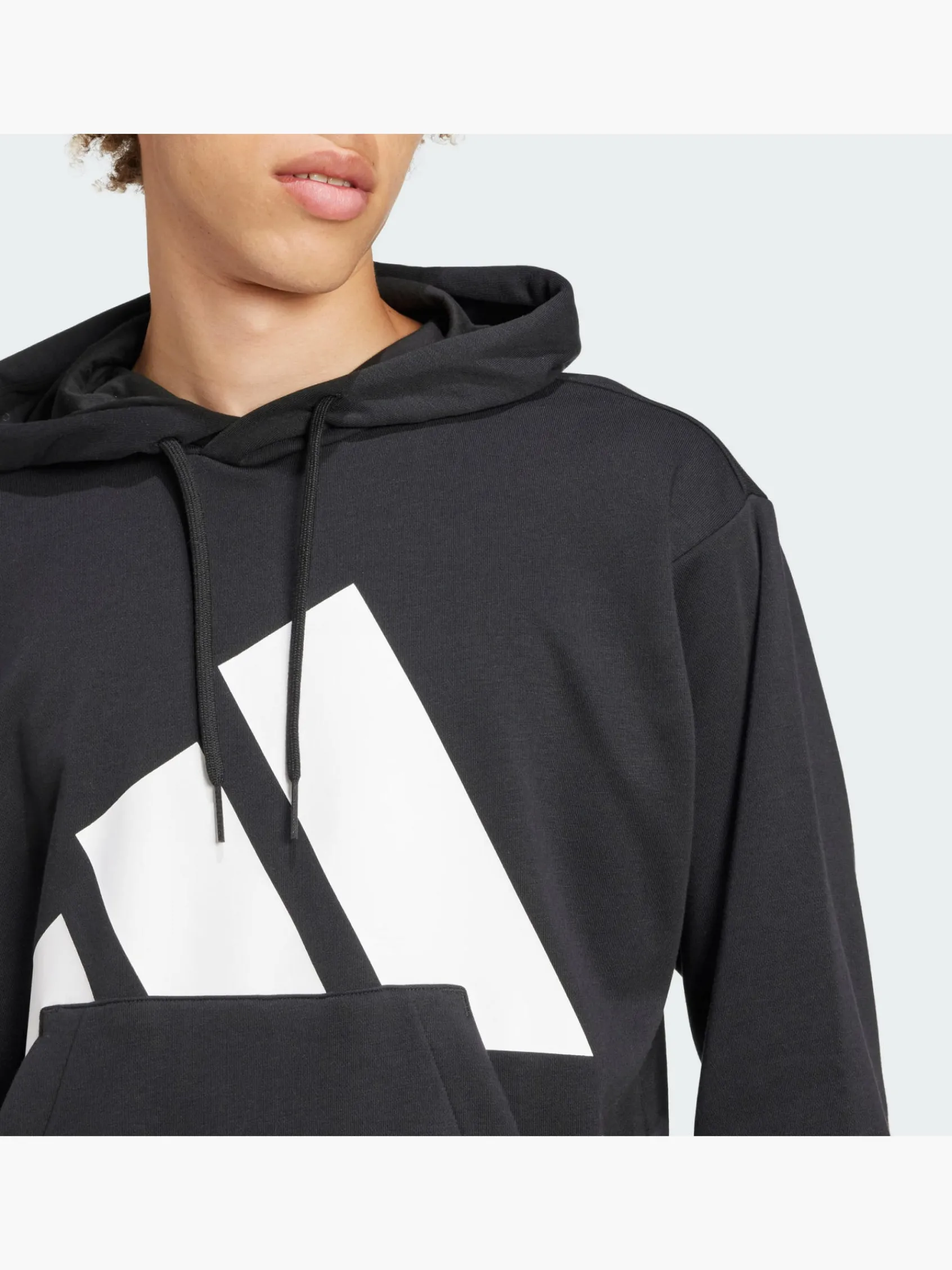 Herren adidas Essentials Big Logo French Terry Hoodie