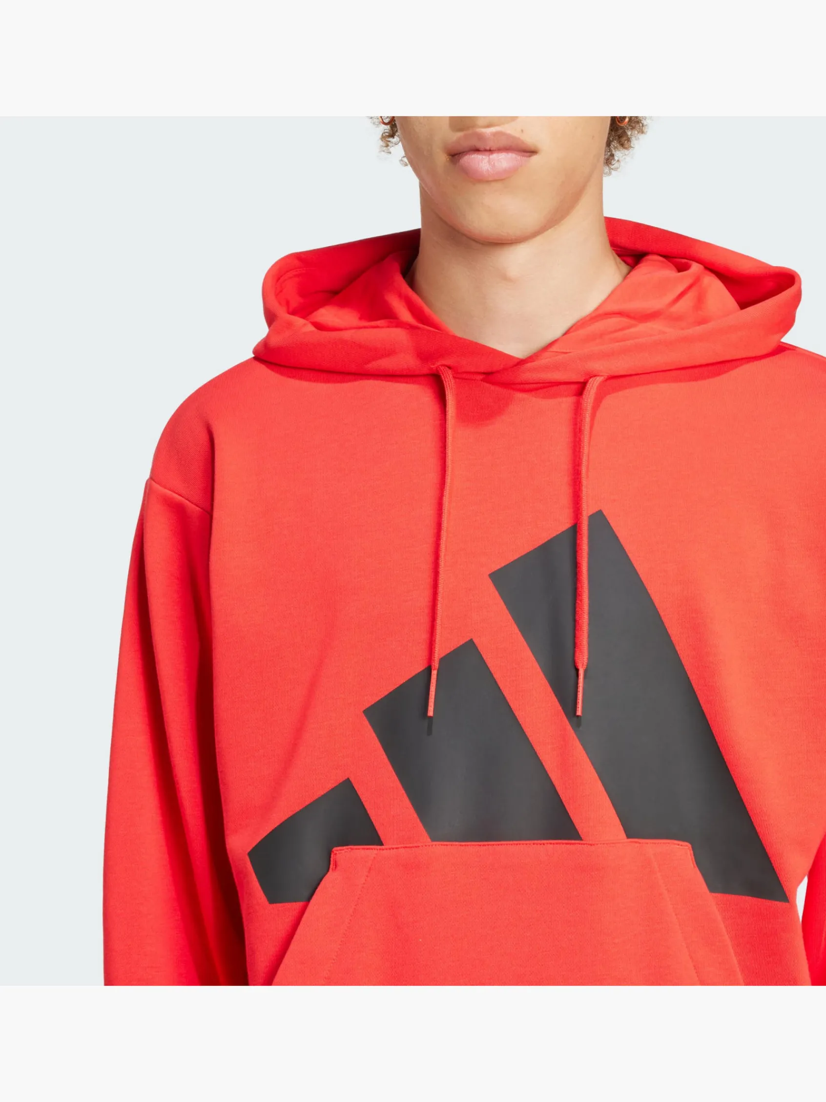 Herren adidas Essentials Big Logo French Terry Hoodie