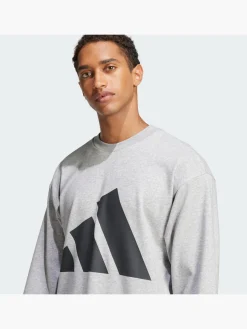 Herren adidas Essentials Big Logo French Terry Sweatshirt