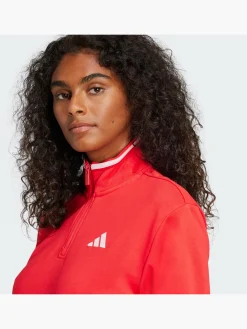 Damen adidas Essentials Color Pop French Terry Crop Quarter-Zip Originals Jacke