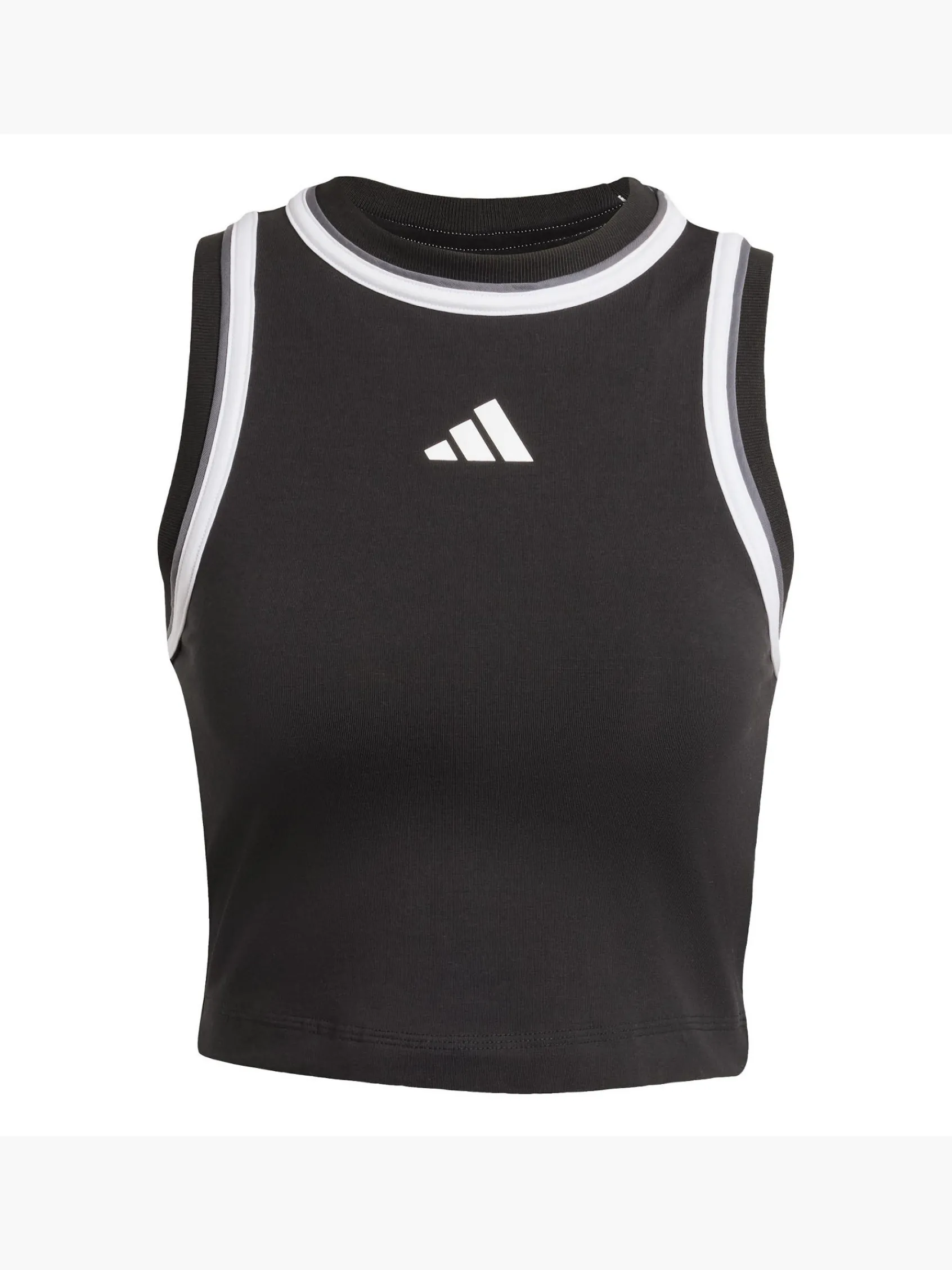 Damen adidas Essentials Color-Pop Cotton Crop-Top