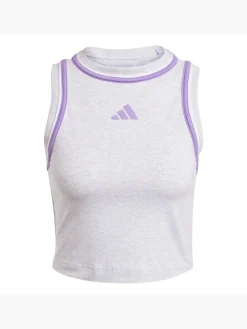 Damen adidas Essentials Color-Pop Cotton Crop-Top