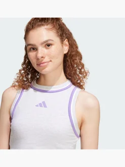 Damen adidas Essentials Color-Pop Cotton Crop-Top