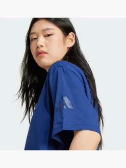 Damen adidas Essentials Contemporary Logo Boyfriend T-Shirt