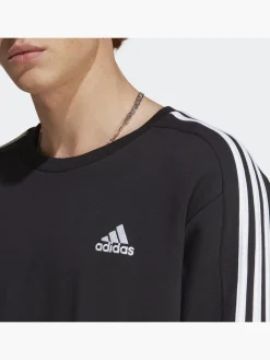 Herren adidas Essentials French Terry 3-Streifen Sweatshirt