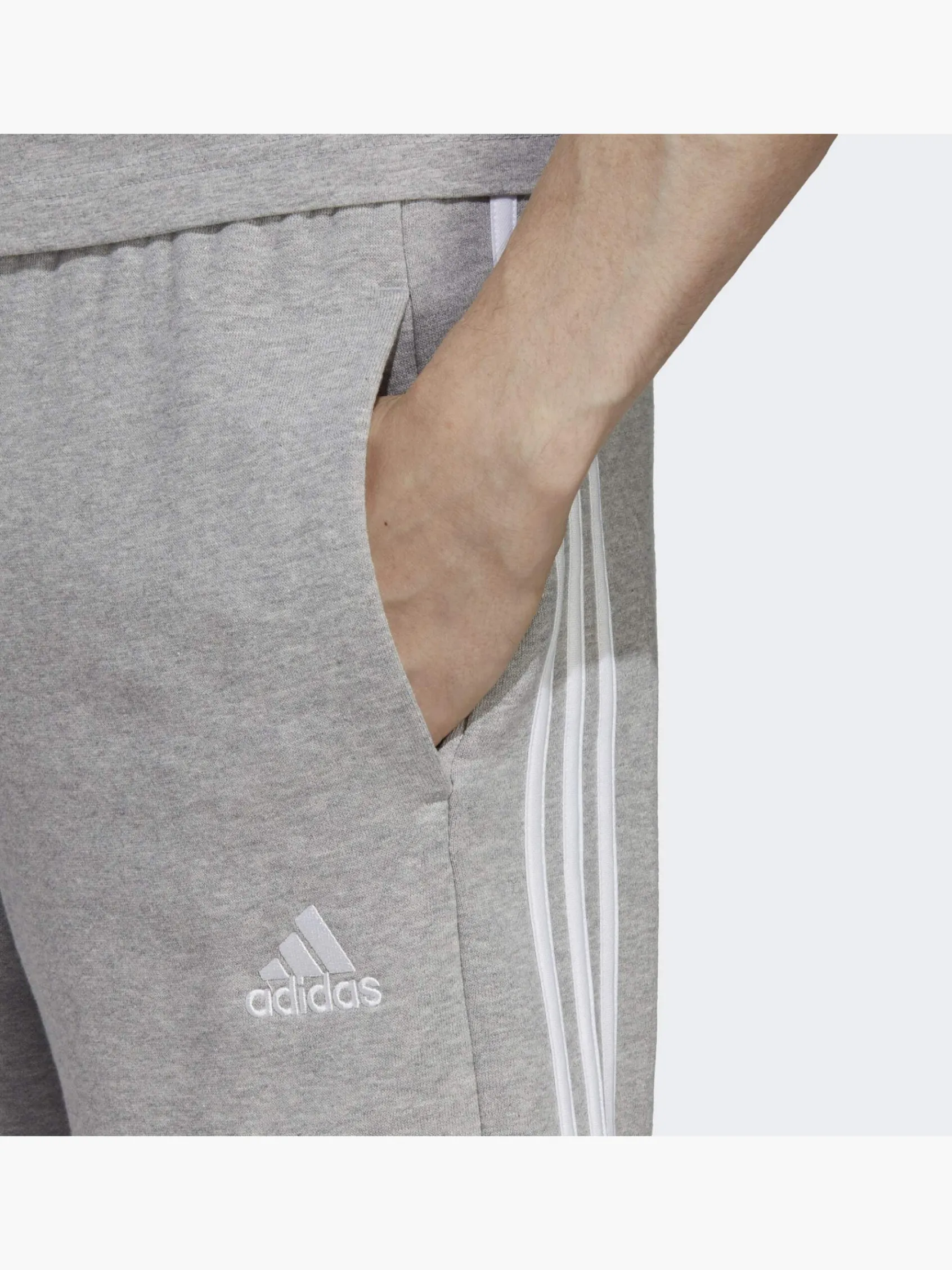 Herren adidas Essentials French Terry 3-Streifen Shorts
