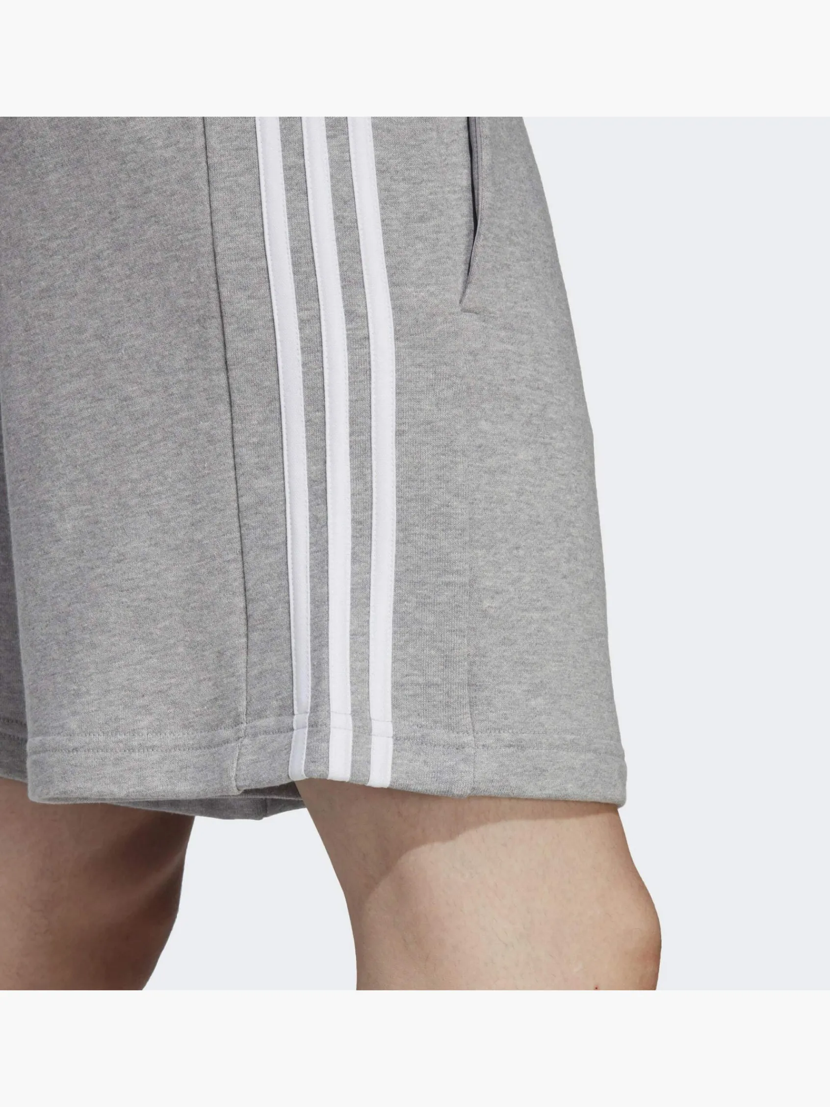 Herren adidas Essentials French Terry 3-Streifen Shorts