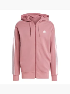 Herren adidas Essentials French Terry 3-Streifen Kapuzenjacke