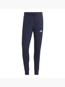 Herren adidas Essentials French Terry Tapered Cuff 3-Streifen Hose