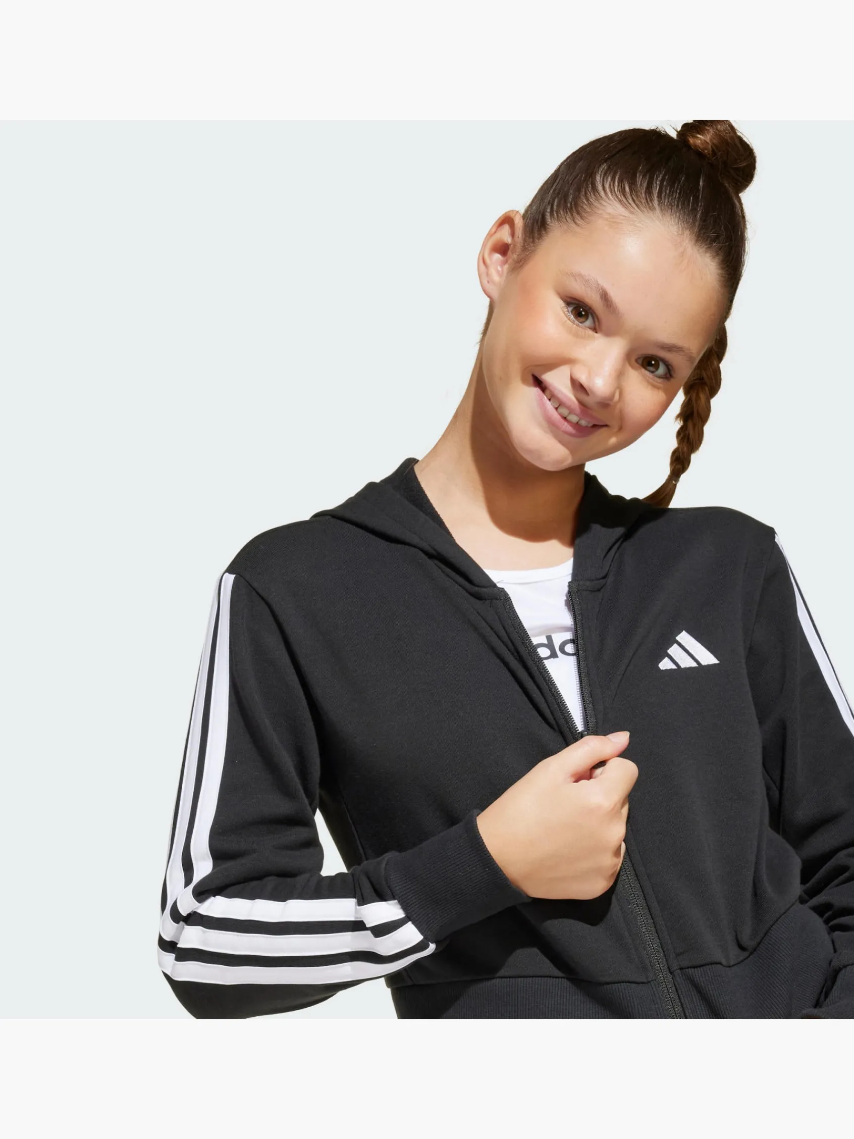 Kinder adidas Essentials Kids Kapuzenjacke