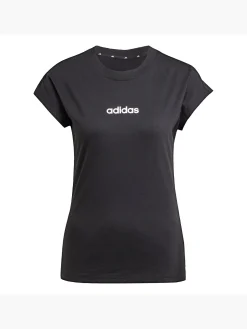 Damen adidas Essentials Linear Cotton T-Shirt