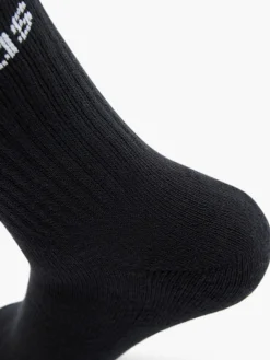 Damen adidas Essentials Linear 3er Pack Crew Socken