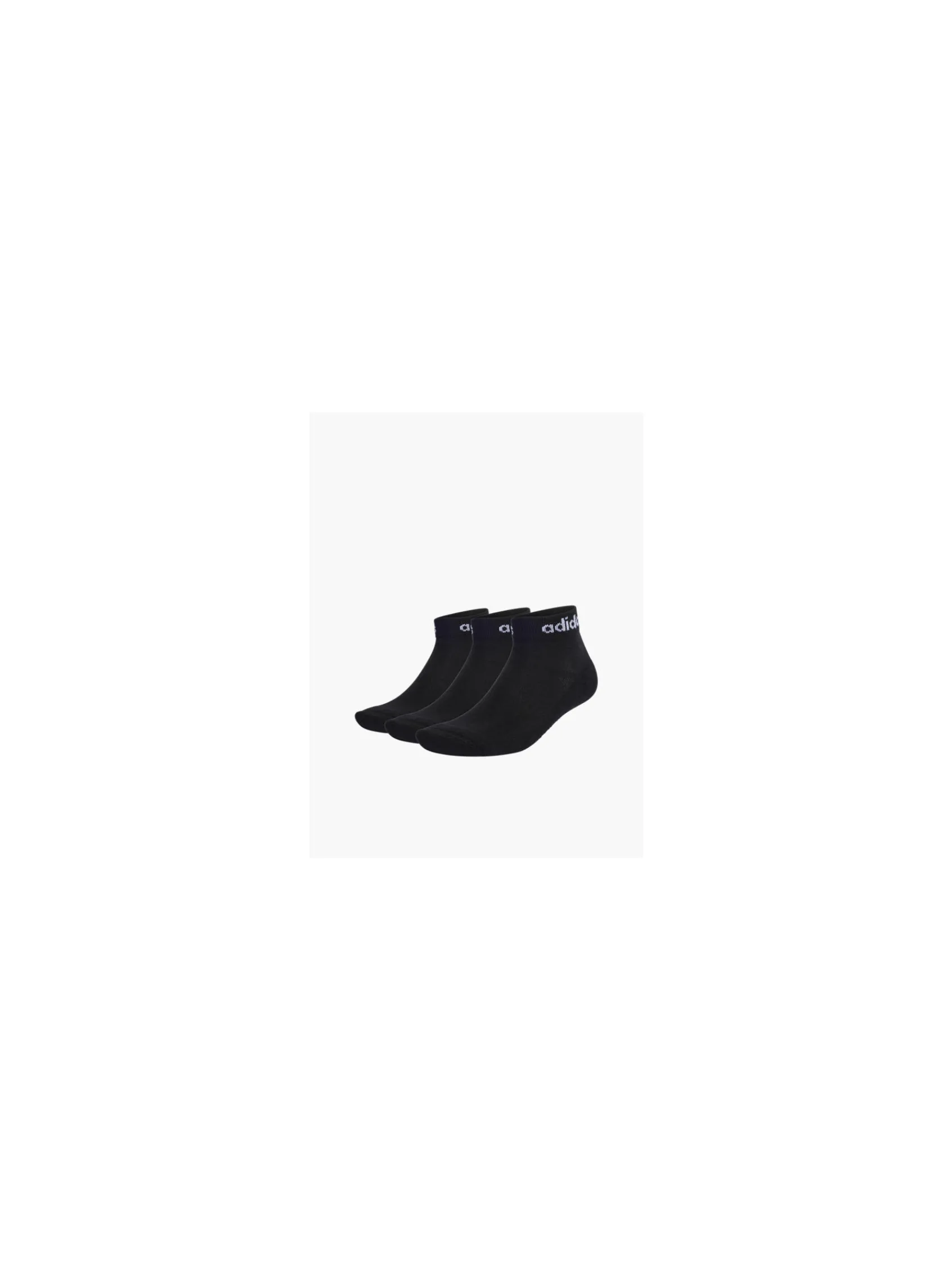 Damen adidas Essentials Linear 3er Pack Ankle Socken