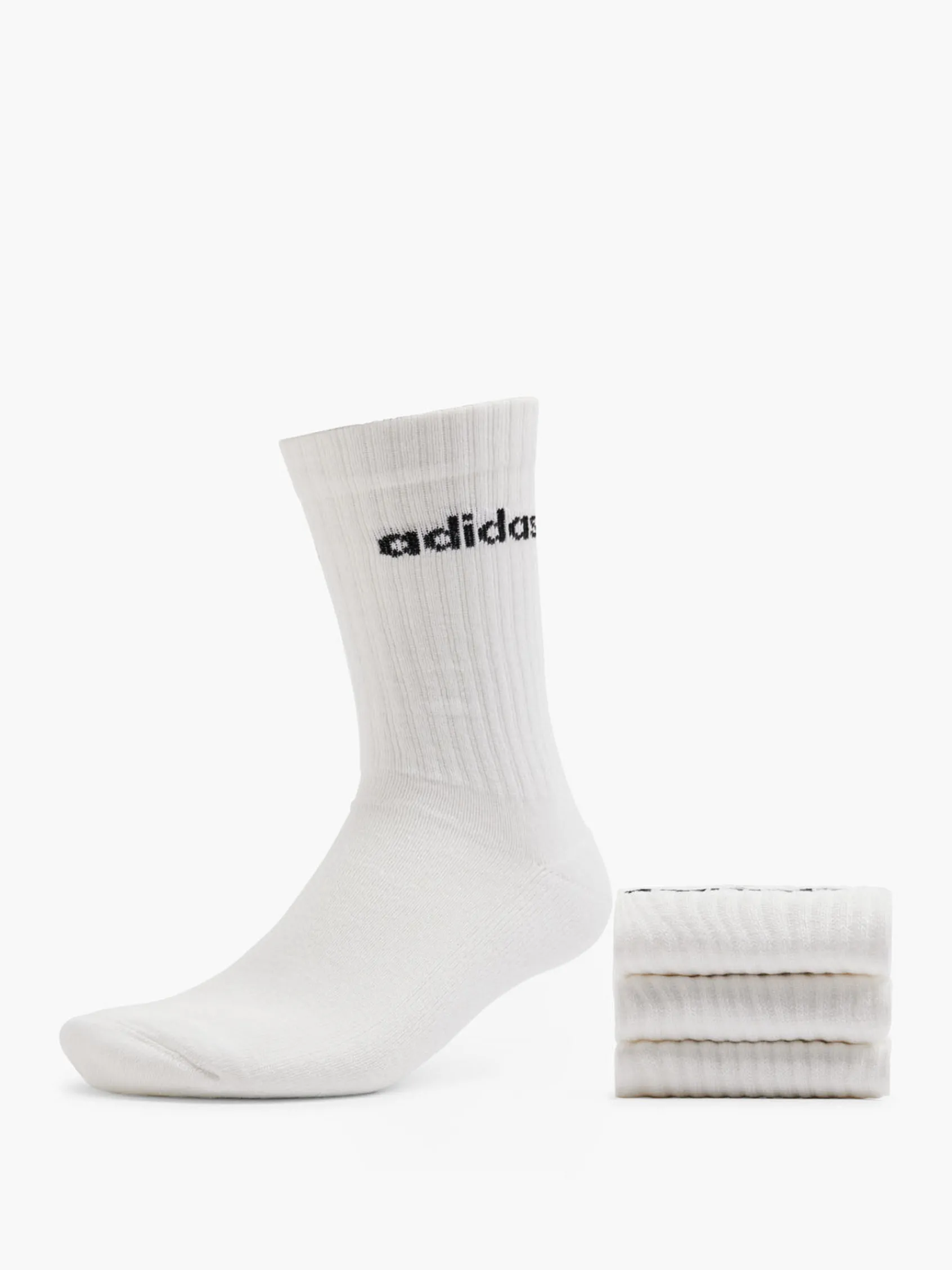 Herren Essentials Linear 3er Pack Crew Socken