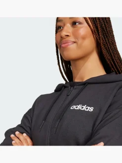 Damen adidas Essentials Linear French Terry Kapuzenjacke