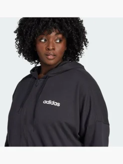 Damen adidas Essentials Linear French Terry Kapuzenjacke