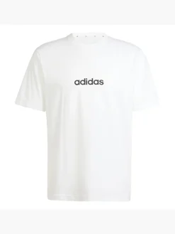 Herren adidas Essentials Linear Single Jersey T-Shirt