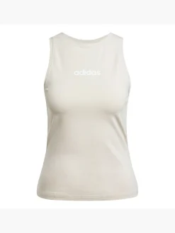 Damen adidas Essentials Linear Slim Cotton Tanktop