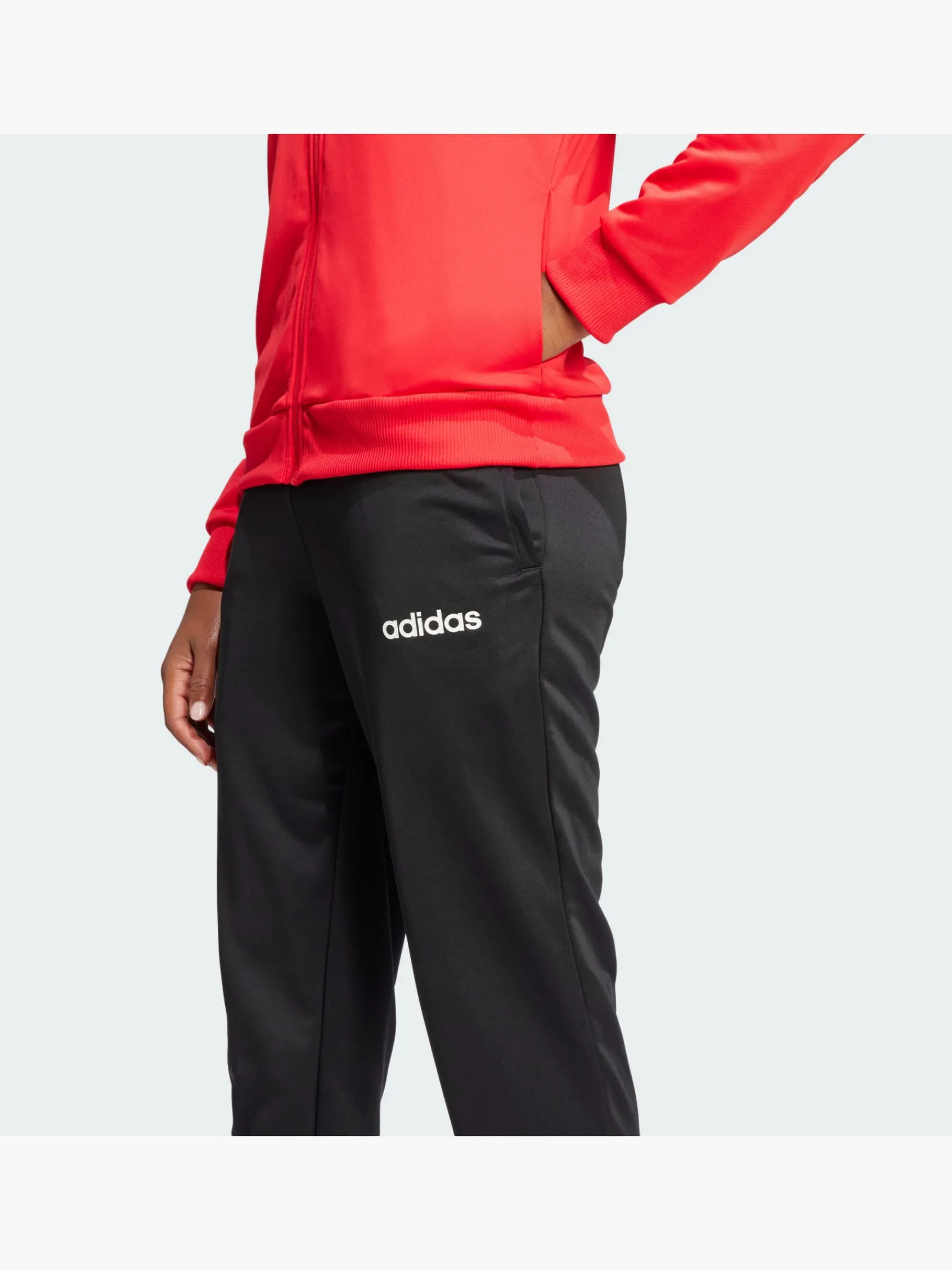 Damen adidas Essentials Linear Trainingsanzug
