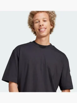 Herren adidas Essentials Loose Fit 3 Bar Logo T-Shirt