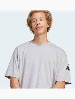 Herren adidas Essentials Loose Fit 3 Bar Logo T-Shirt