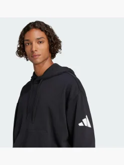 Herren adidas Essentials Loose-Fit 3-Streifen Logo French Terry Hoodie