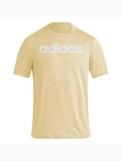 Herren adidas Essentials Single Jersey Linear Embroidered Logo T-Shirt
