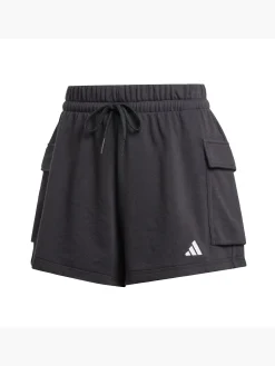 Damen adidas Essentials Small Logo French Terry Cargoshorts