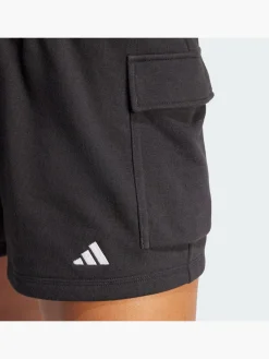 Damen adidas Essentials Small Logo French Terry Cargoshorts