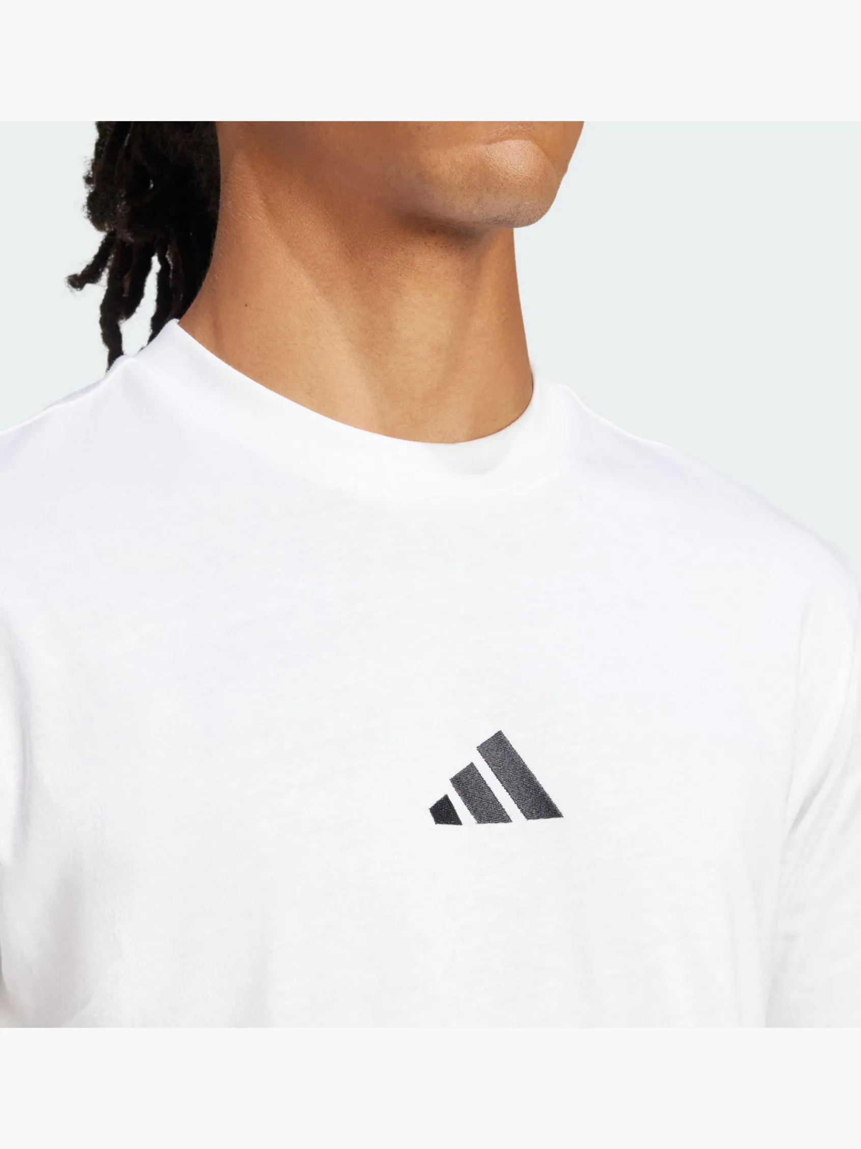 Herren adidas Essentials Small Logo Single Jersey T-Shirt