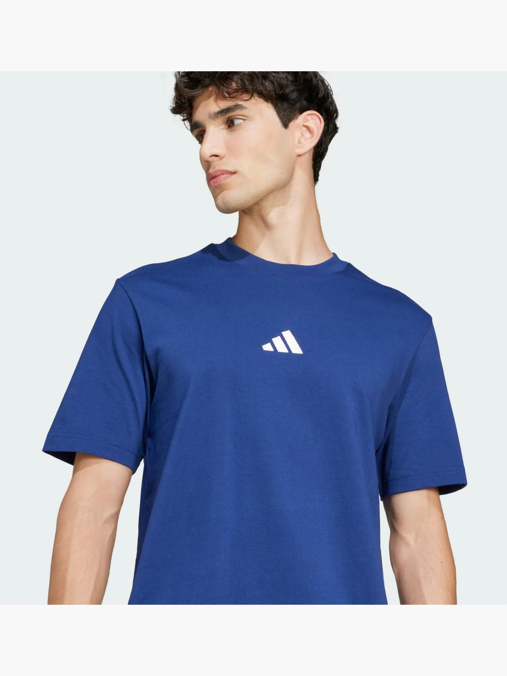 Herren adidas Essentials Small Logo Single Jersey T-Shirt