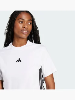 Damen adidas Essentials 3-Streifen Cotton T-Shirt