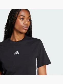 Damen adidas Essentials 3-Streifen Cotton T-Shirt