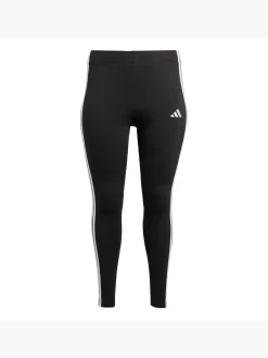Damen adidas Essentials 3-Streifen Cotton Leggings – Große Größen