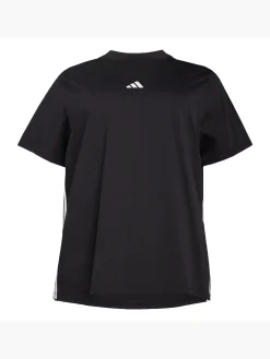 Damen adidas Essentials 3-Streifen Cotton T-Shirt – Große Größen