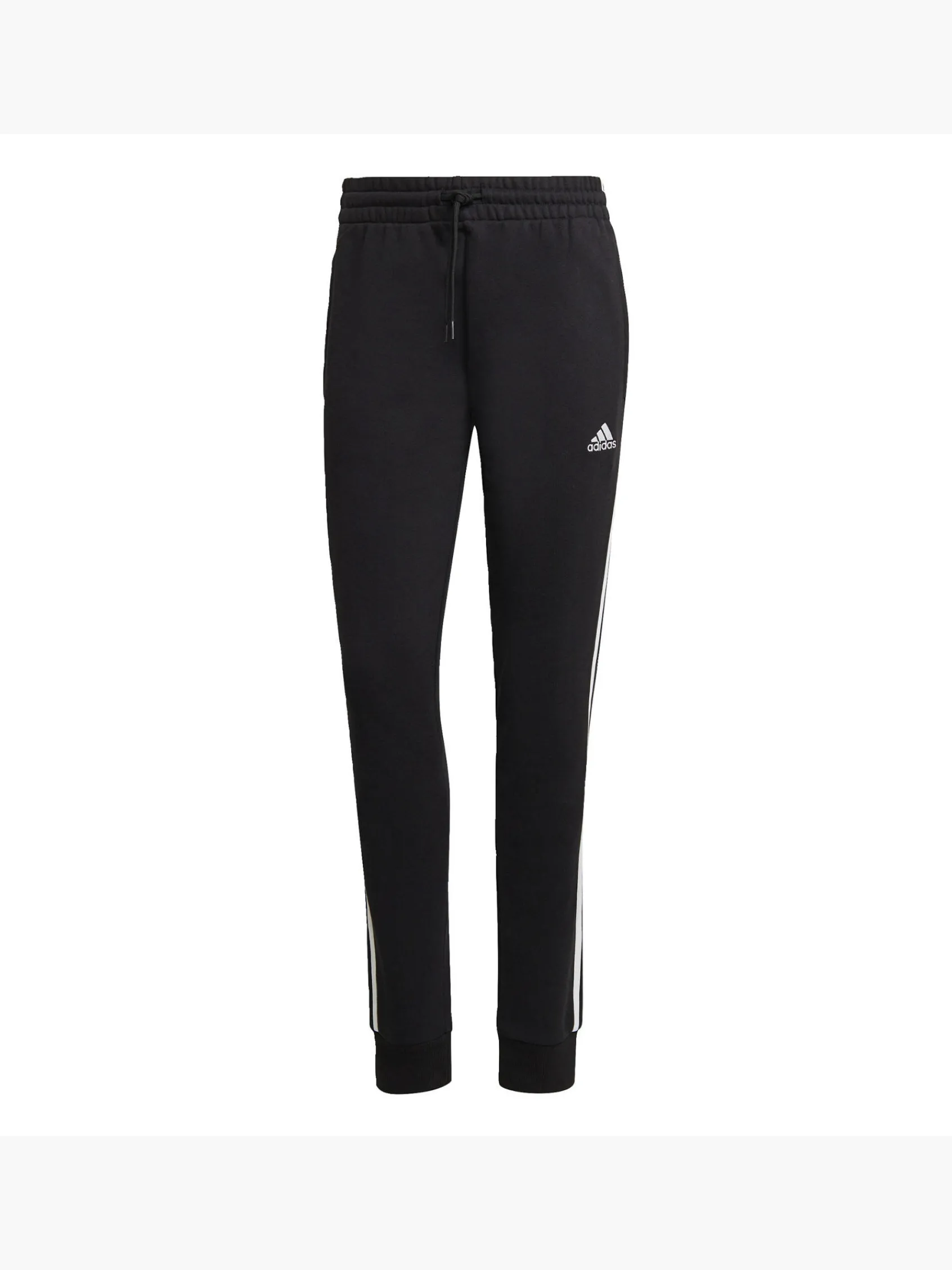 Damen adidas Essentials 3-Streifen French Terry Cuffed Hose