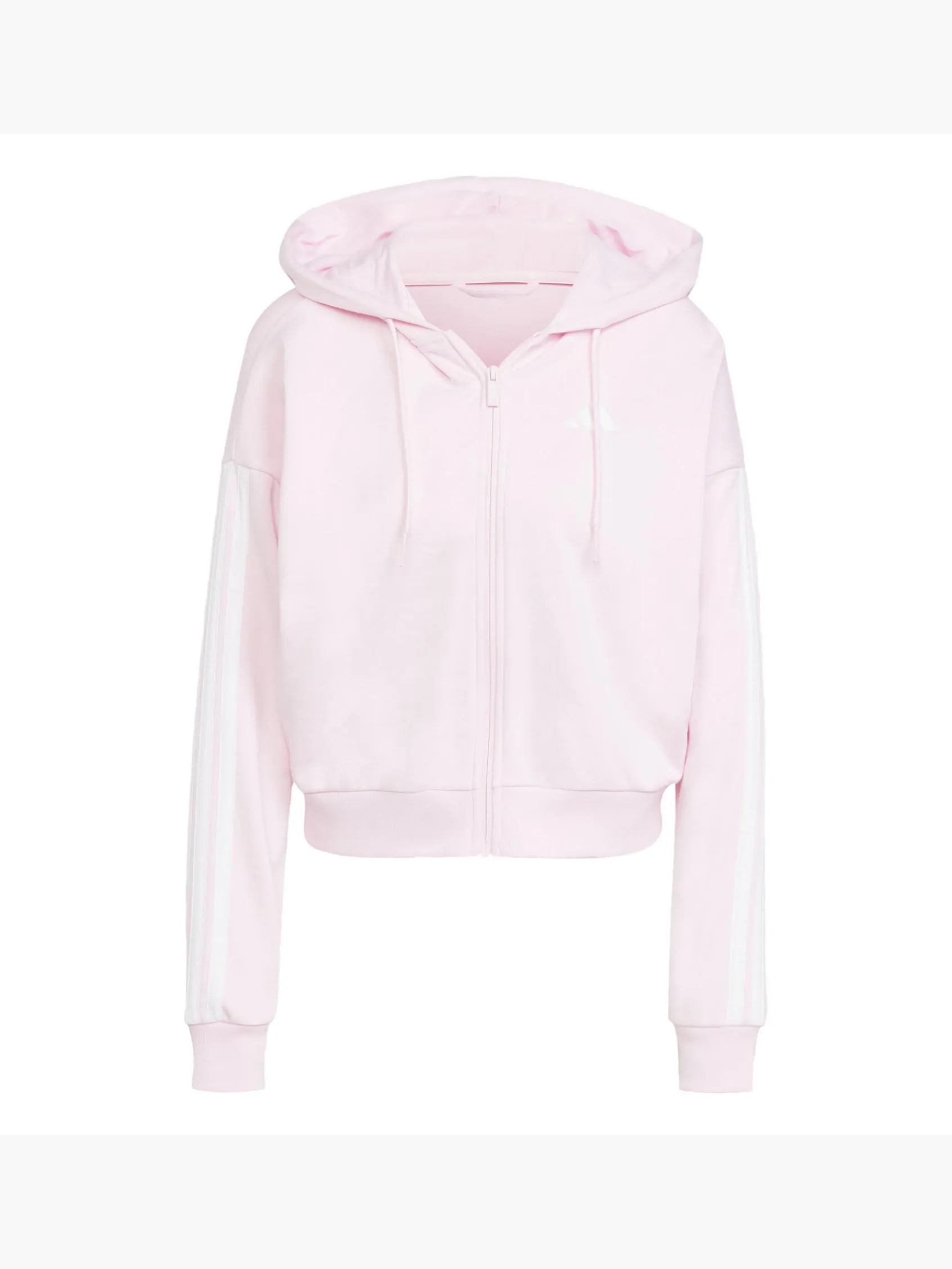 Damen adidas Essentials 3-Streifen French Terry Kapuzenjacke