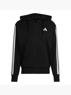 Herren adidas Essentials 3-Streifen French Terry Kapuzenjacke
