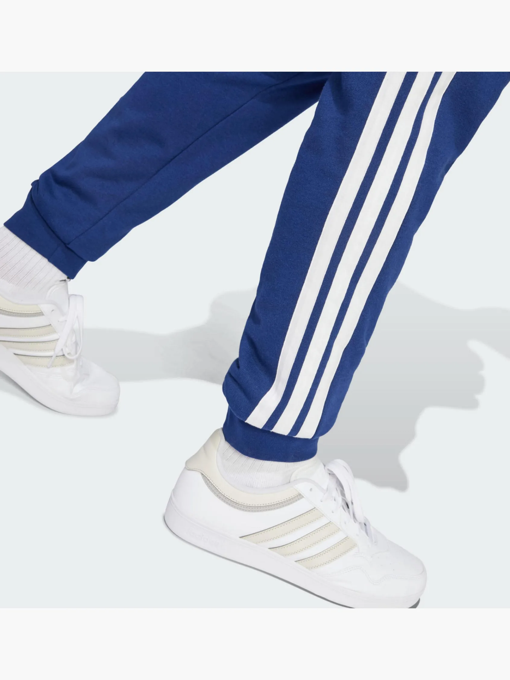 Herren adidas Essentials 3-Streifen French Terry Hose