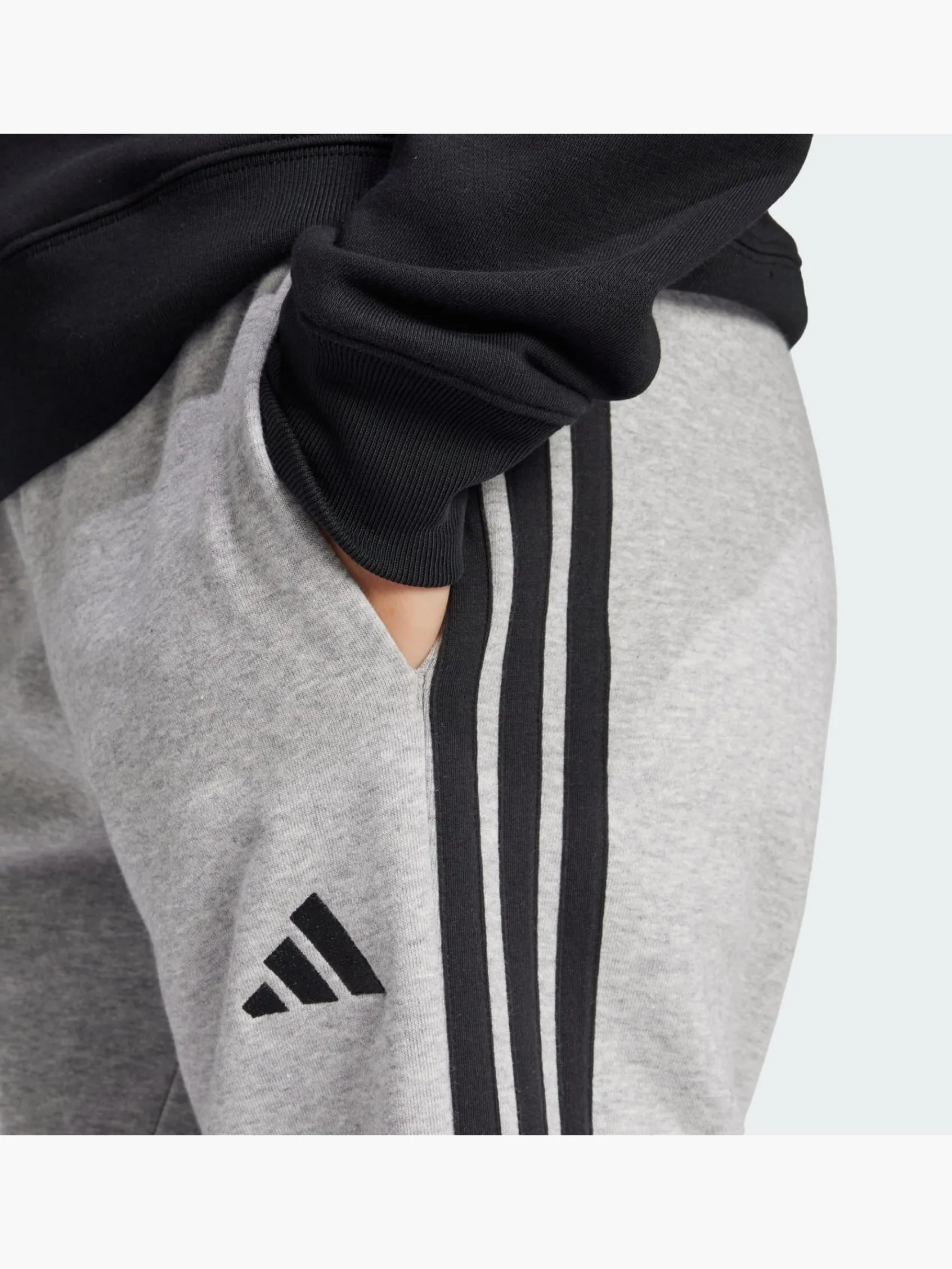 Damen adidas Essentials 3-Streifen French Terry Cuffed Hose
